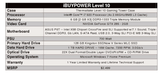 Illustration for article titled Thermaltake's BMW-Designed Level 10 Supercase Now Available Pre-Constructed For $2499